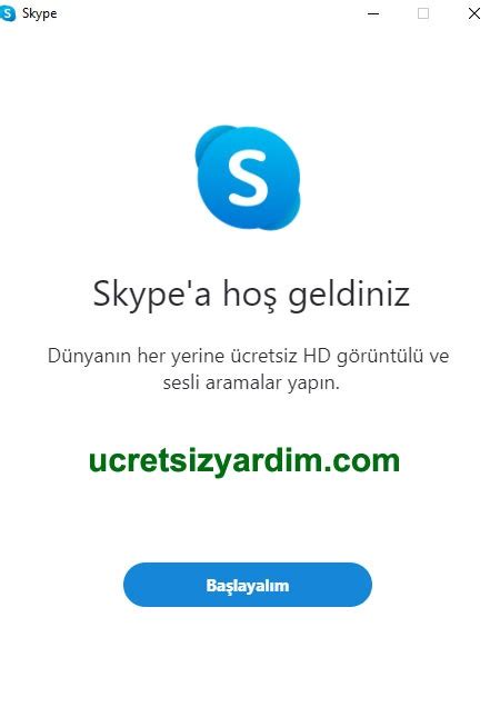 Skype üye ol